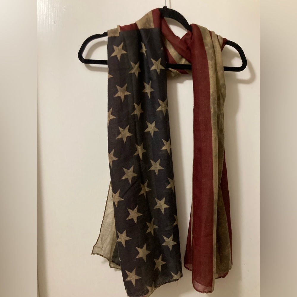 U.S.A. flag scarve
